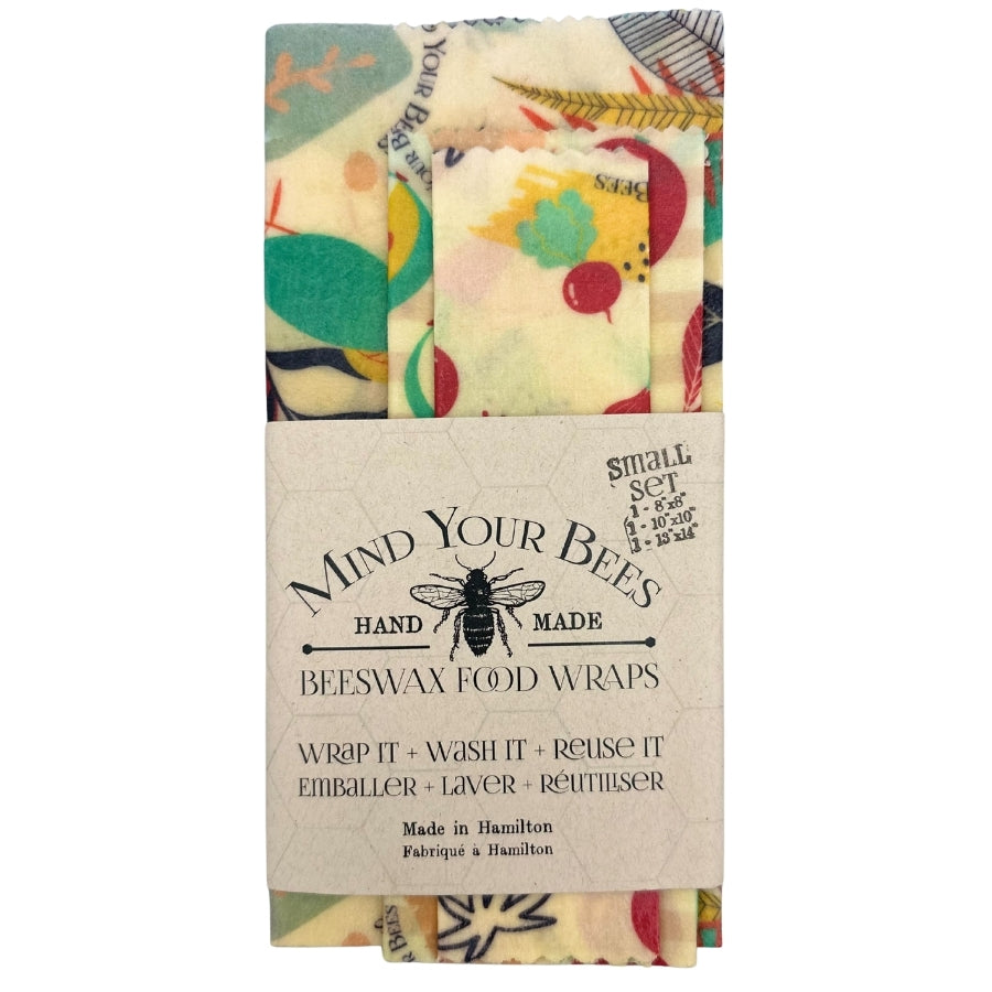 Beeswax Food Wrap Set of 3 - (H) Market Fresh