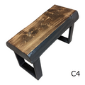 Live Edge Cedar Wood Bench (C4) - 32" L x 14" W x 18" H (Final Sale)