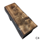 Live Edge Cedar Wood Bench (C4) - 32" L x 14" W x 18" H (Final Sale)