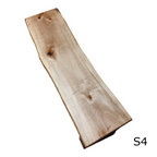 Live Edge Spalted Maple Bench (S4) - 43" L x 12" W x 18" H (Final Sale)
