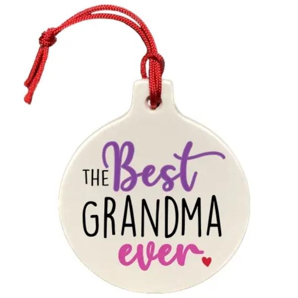 Ornement En Céramique Meilleure grand-mère de tous les temps