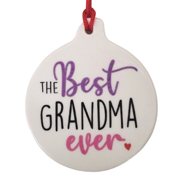 Ornement En Céramique Meilleure grand-mère de tous les temps