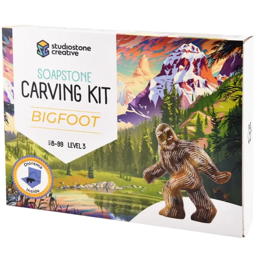 Soapstone Carving DIY Kit - Bigfoot