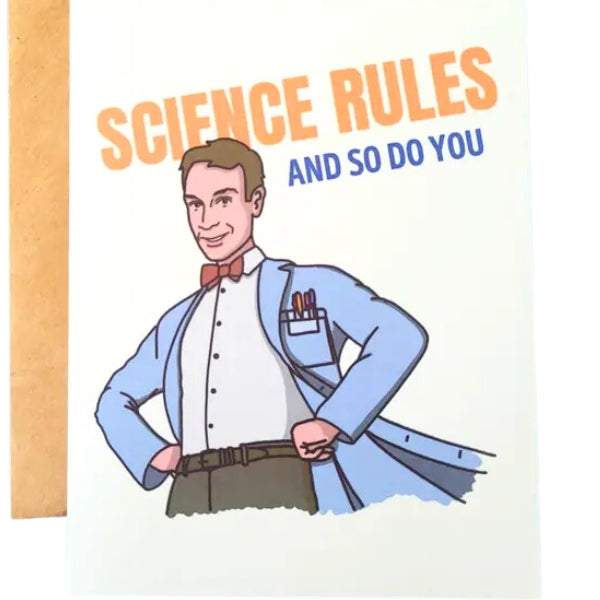 Bill Nye You Rule Card