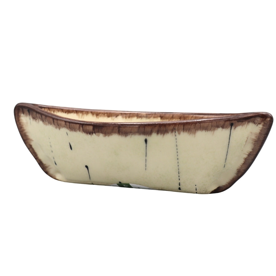 Birch Bark Canoe Dish