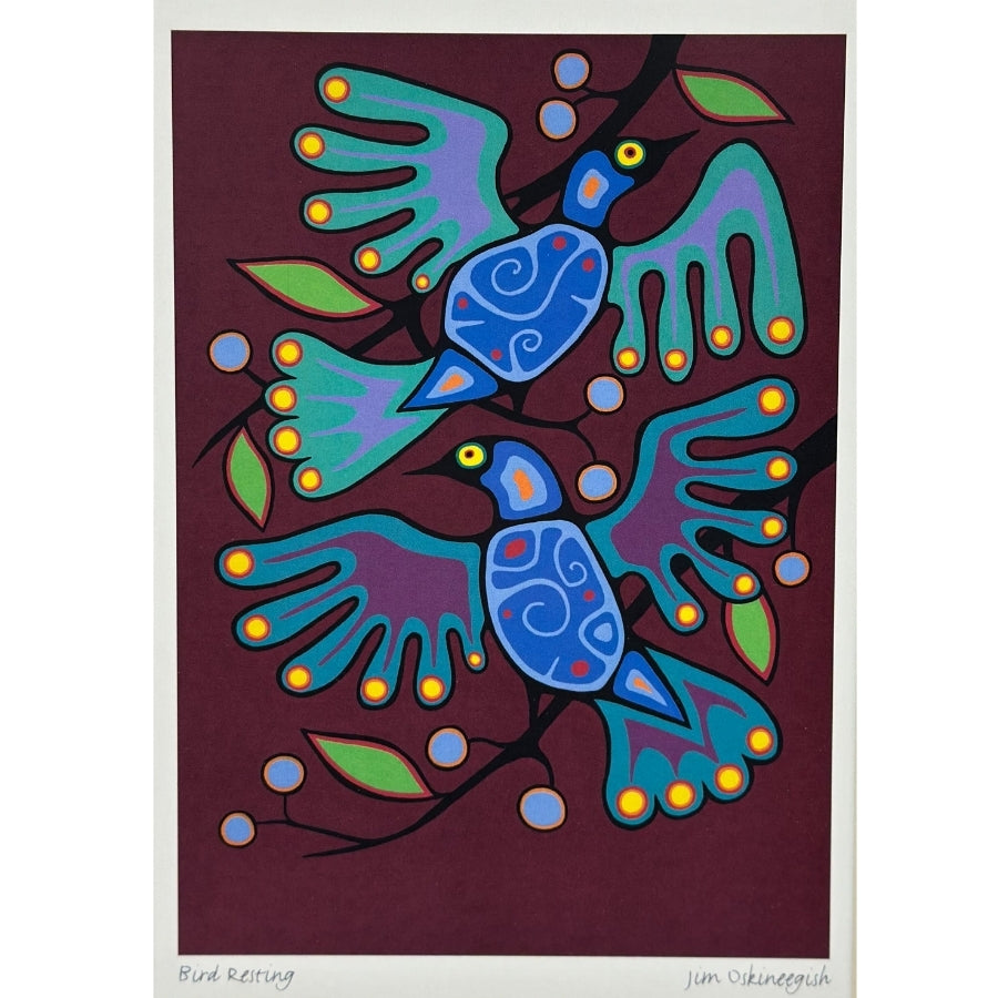 Bird Resting Print (6" x 9"/11"x14")