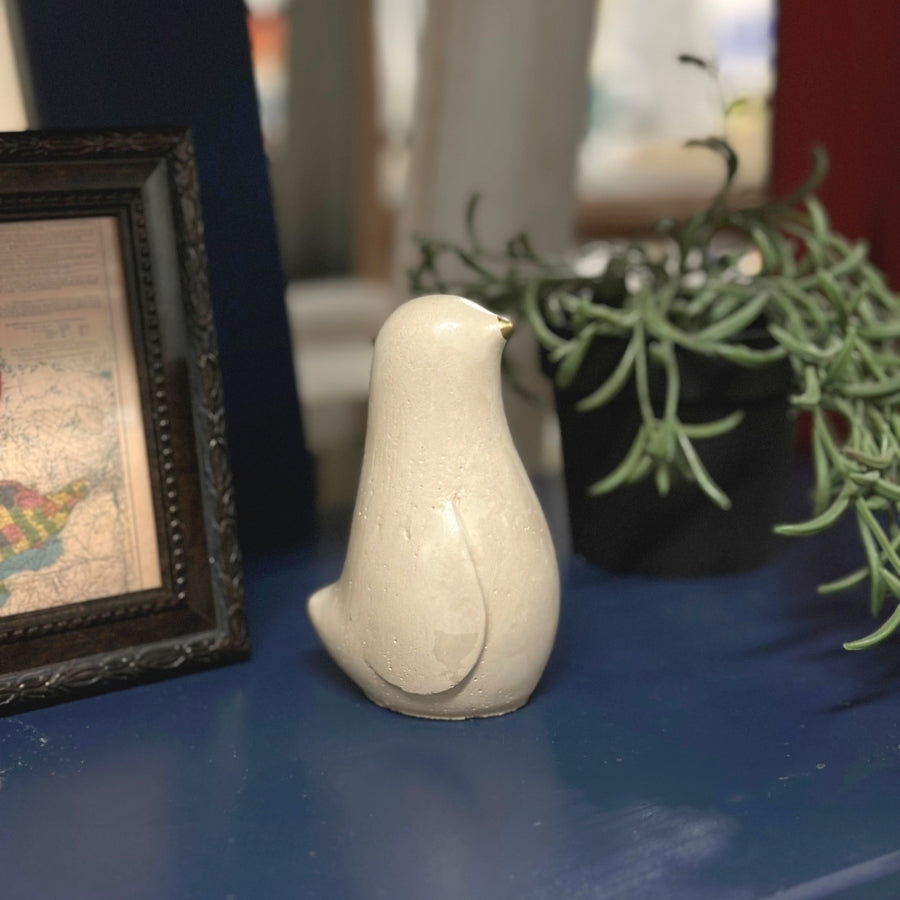 Bird Concrete Figurine