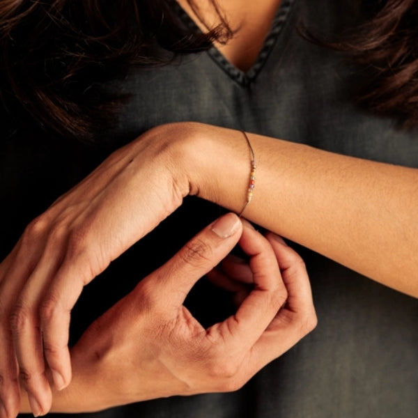 Wish Bracelet - Birthday Confetti Quartz