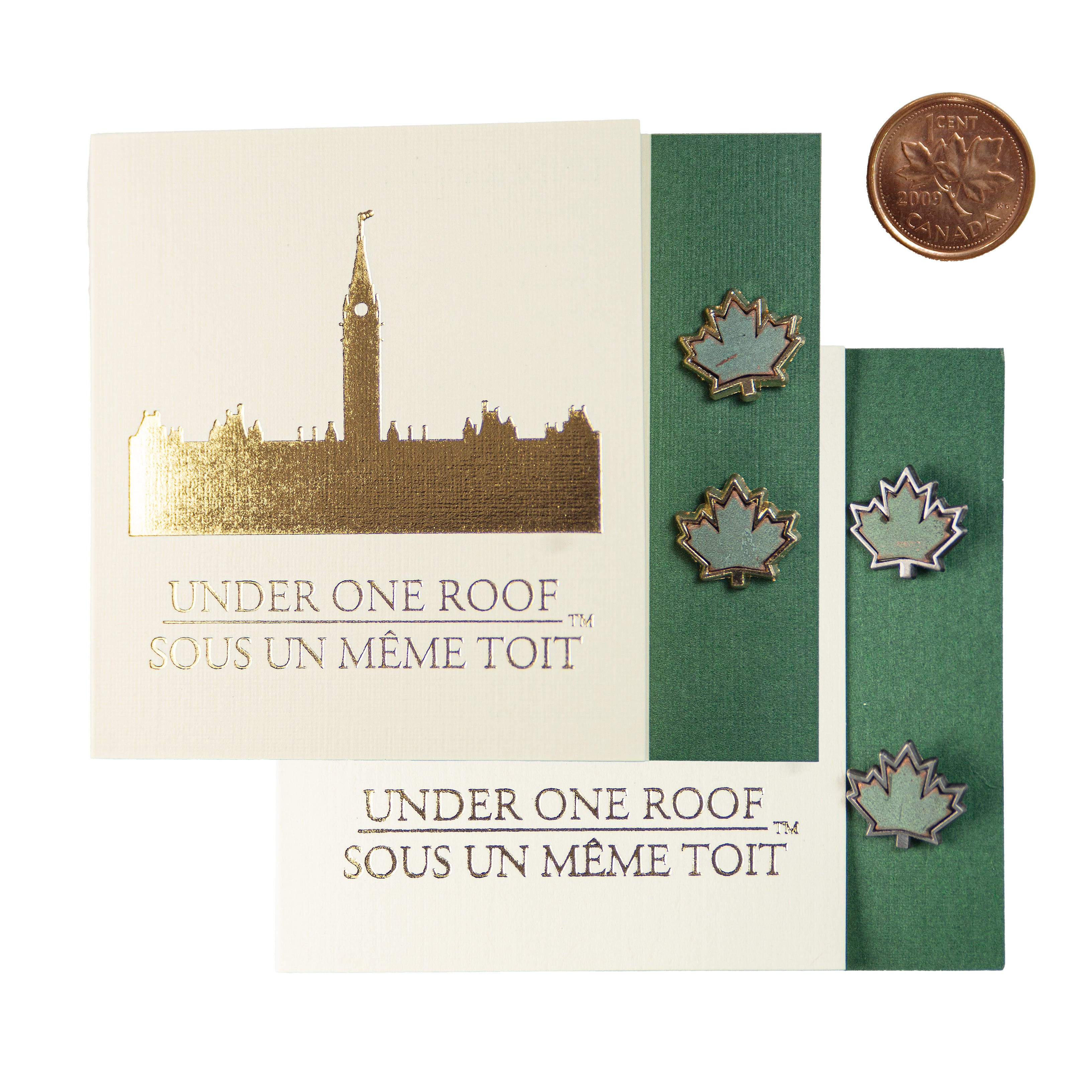 Maple Leaf Green Copper Earrings