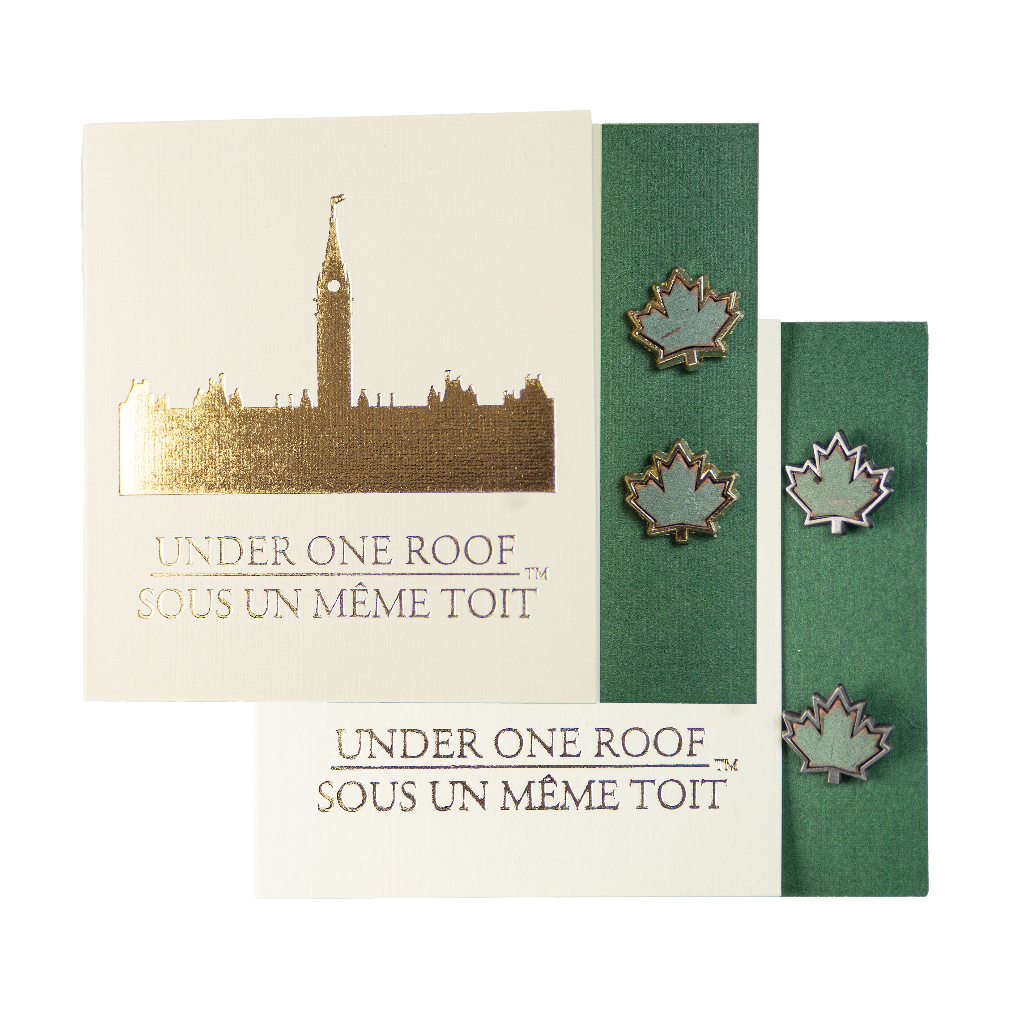 Maple Leaf Green Copper Earrings