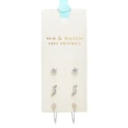 Mix and Match Stud Earring Set - Bowie