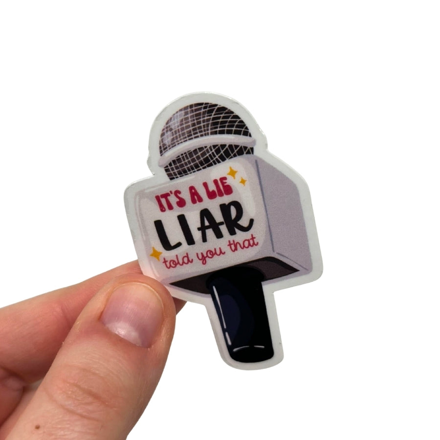 Heated Rivalry Microphone Sticker