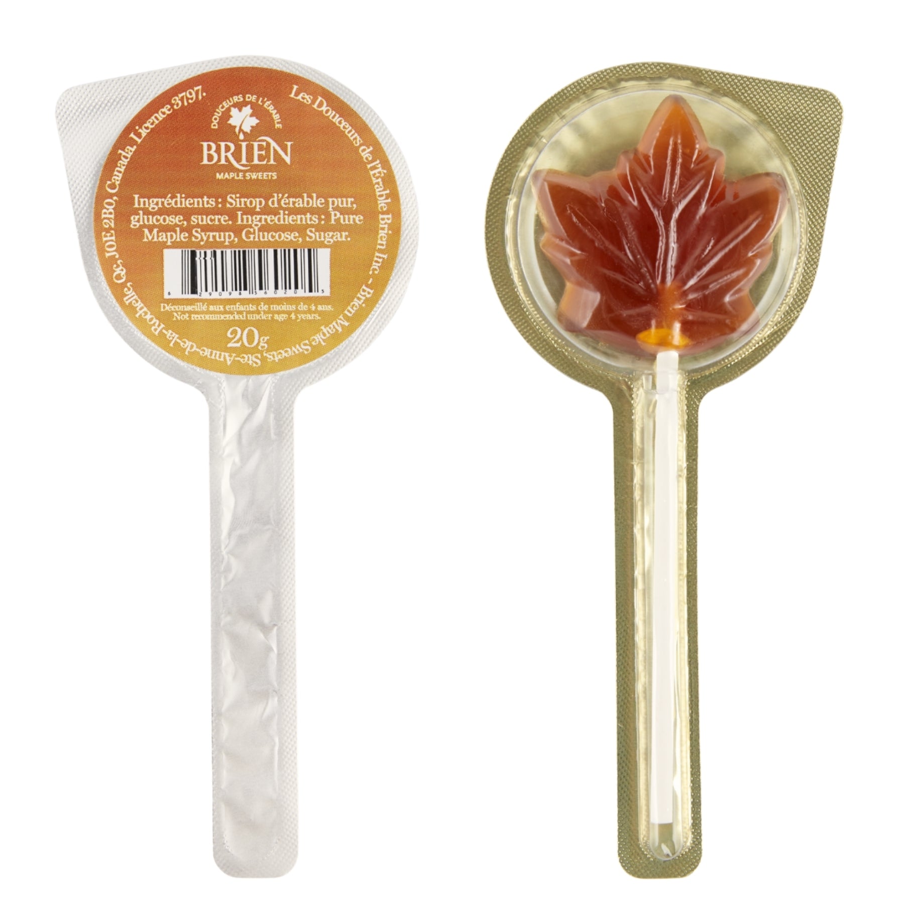 Maple Leaf Lollipop