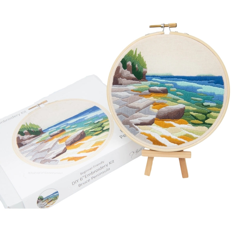 Bruce Peninsula Embroidery DIY Kit