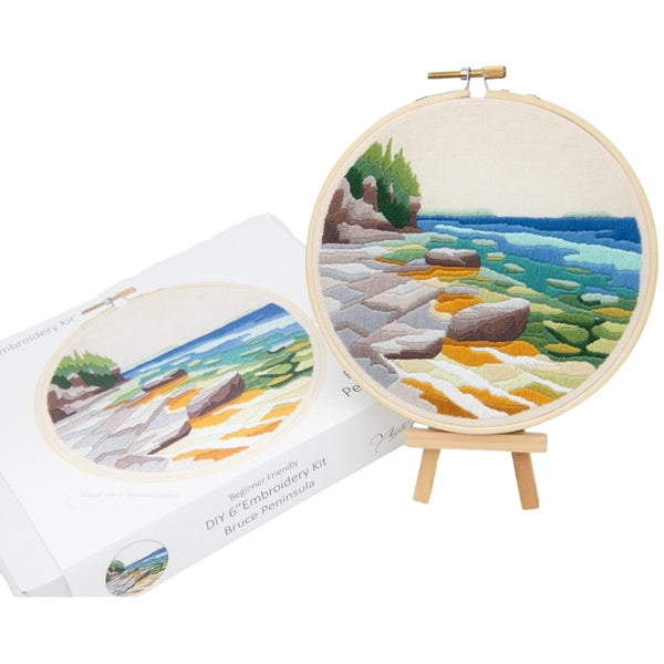 Bruce Peninsula Embroidery DIY Kit