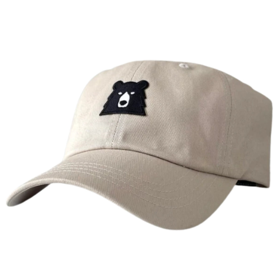 Adult Camp Hat - Sand w/ Lil Black Bear