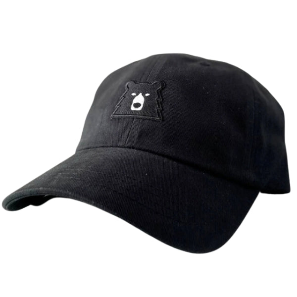 Adult Camp Hat - Black w/ Lil Black Bear
