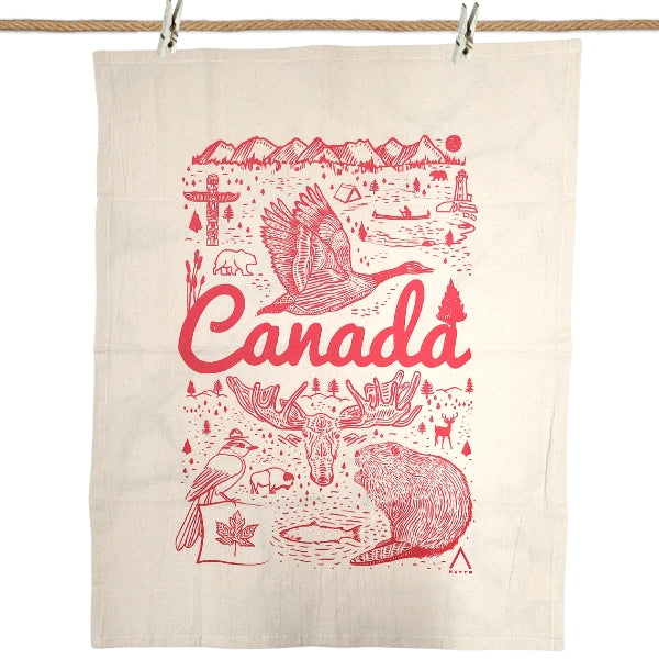 Canada Commemorative Tea Towel