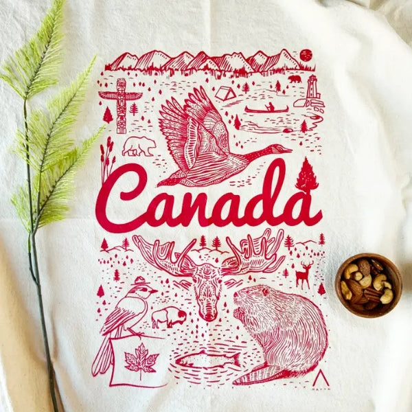 Canada Commemorative Tea Towel