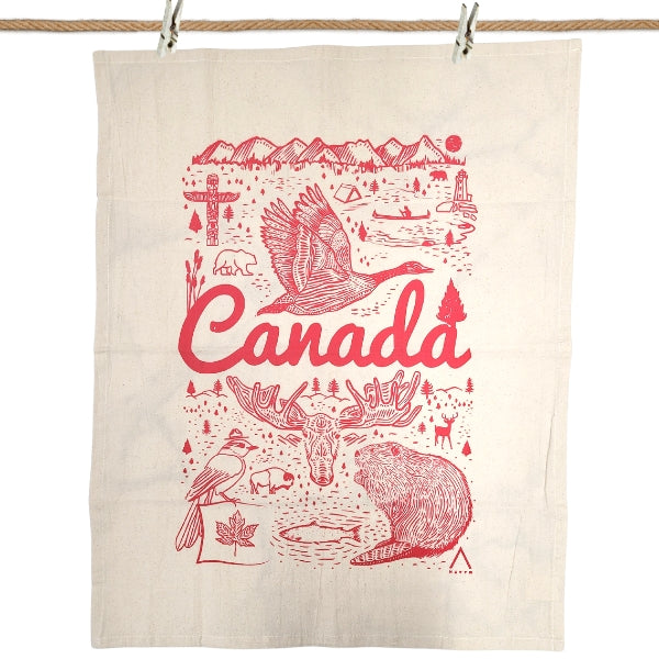 Canada Commemorative Tea Towel by HAVYN at Maker House Co.