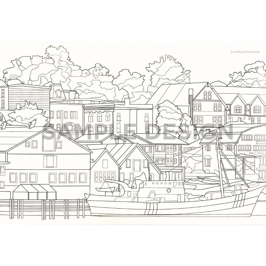 Canada to Colour Colouring Book