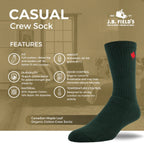 Canadian Maple Leaf Crew Socks