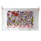 Canadian Wildflowers Tea Towel