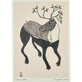 Caribou In Bloom Print (6" x 9"/11"x14")