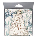Cat Tree Wood Ornament