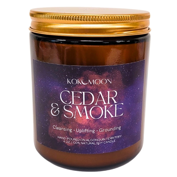 Cedar and Smoke Soy Candle