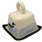 Ceramic Butter Dish - Loon