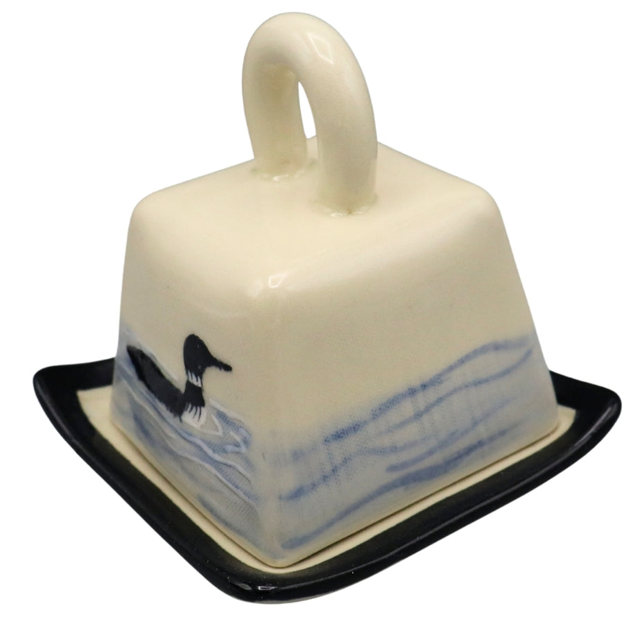 Ceramic Butter Dish - Loon
