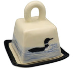 Ceramic Butter Dish - Loon