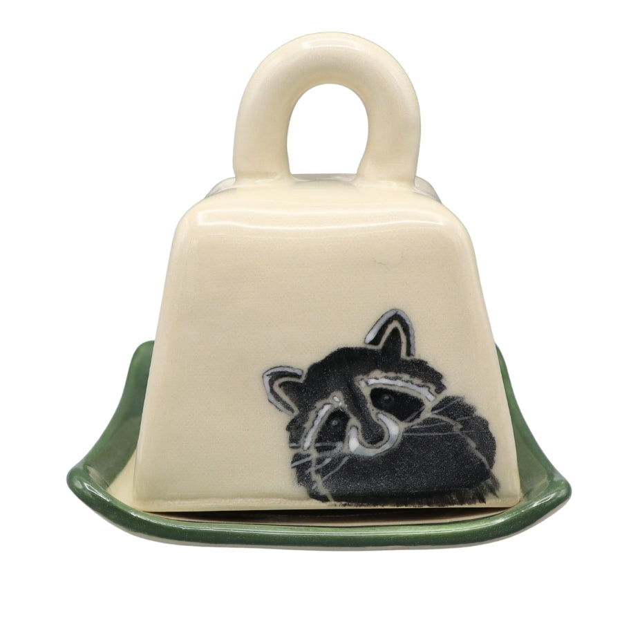 Ceramic Butter Dish - Raccoon