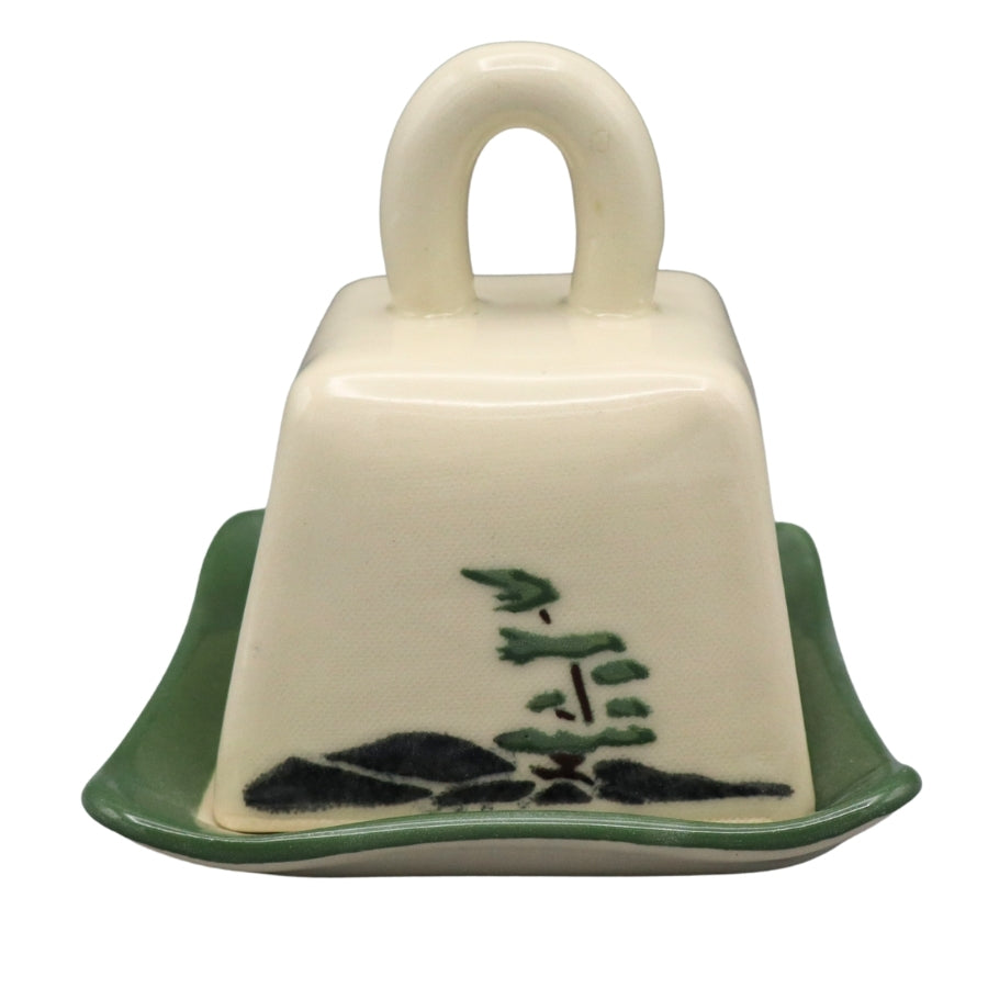 Ceramic Butter Dish - Windswept Pine