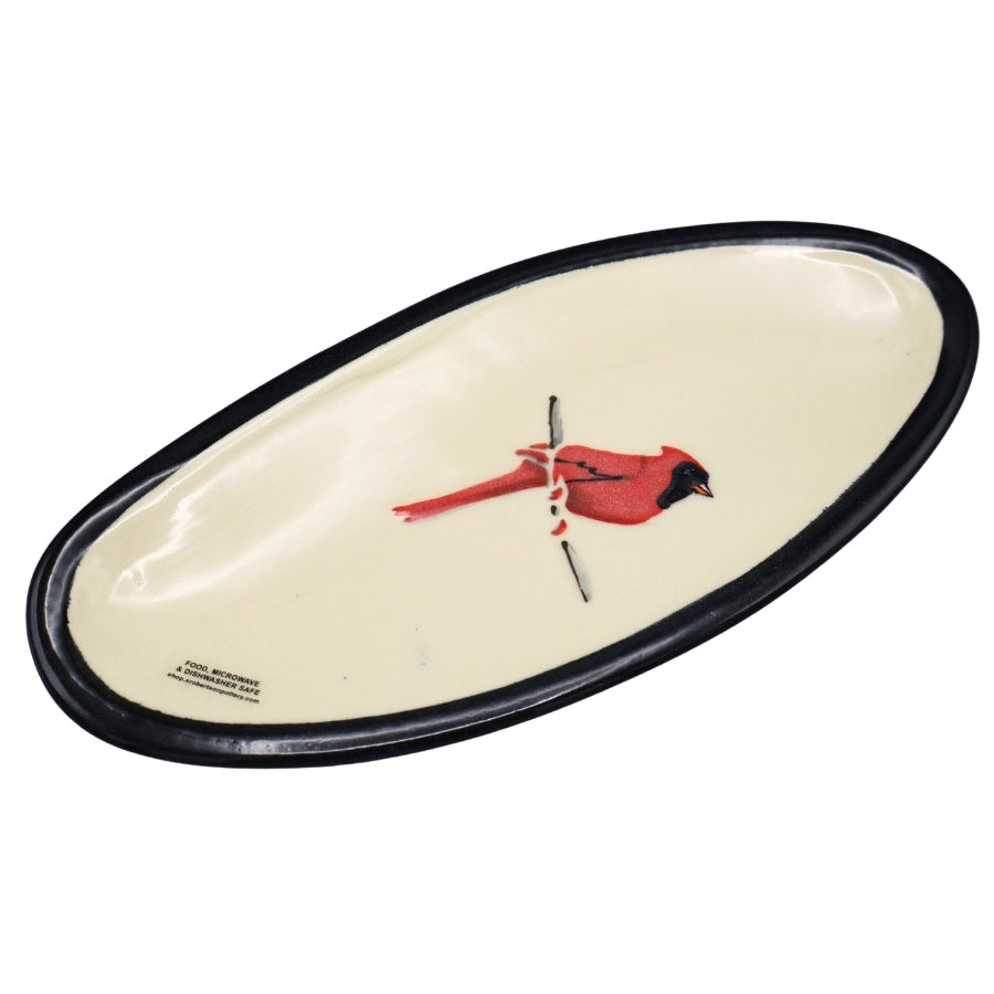 Ceramic Candy Dish - Cardinal