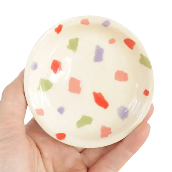 Ceramic Speckled Ring Dish