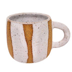 Tasse à rayures en céramique