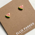 Ceramic Stud Earrings - Watermelons