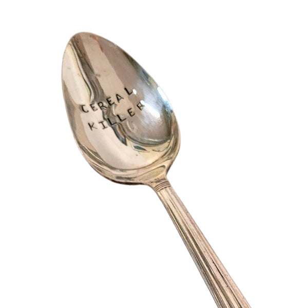 Stamped Vintage Spoon - Cereal Killer