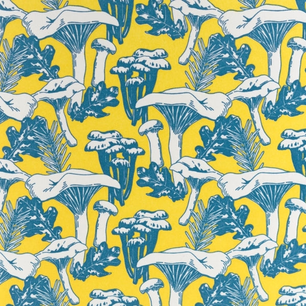 Small Notebook - Chanterelle Mushrooms (Plain Pages)