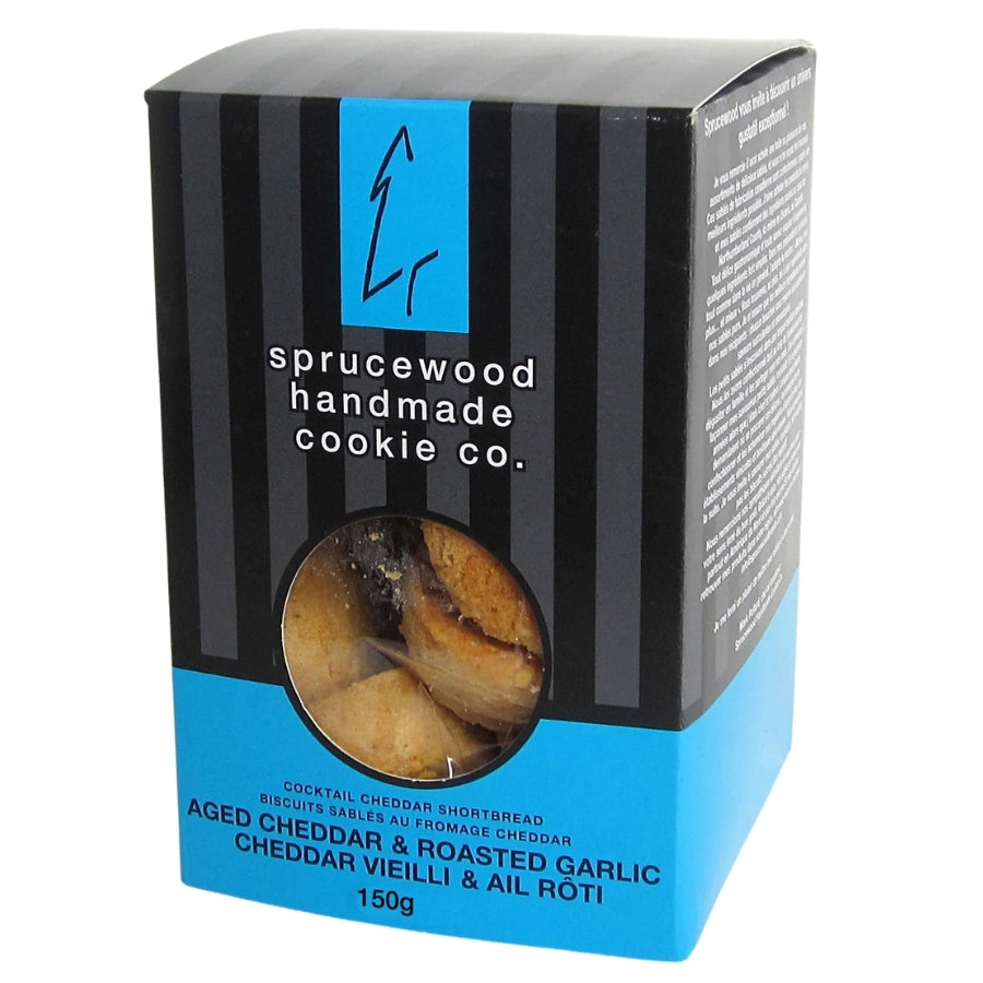 Handmade Shortbread - Savoury Cheddar & Roasted Garlic