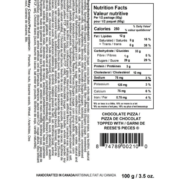 Chocolate Pizza - Reese's Pieces