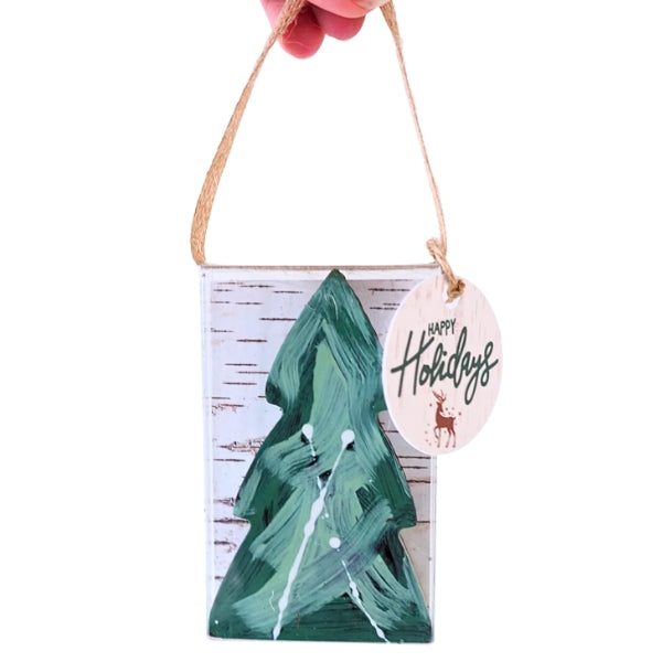 Chocolate Truffle Bar Ornament - Tree