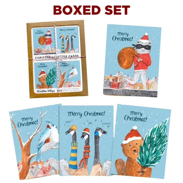 Christmas Critter Collection - Boxed Set of 8