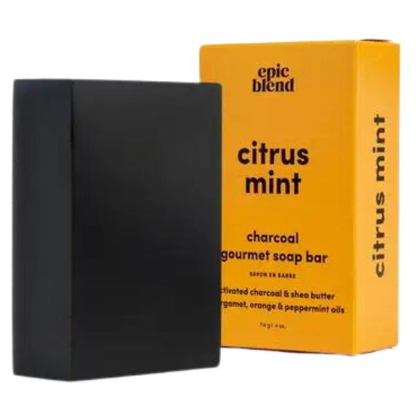 Citrus Mint Charcoal Bar Soap