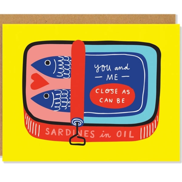 Close As Can Be Sardines Card