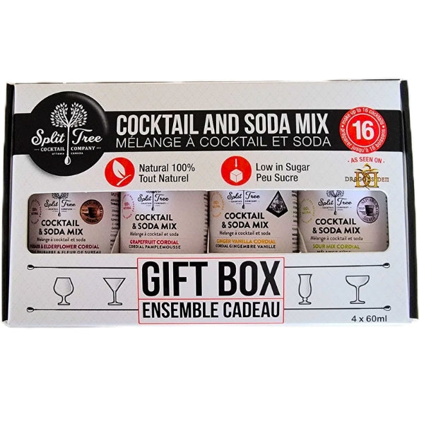 Coffret cadeau de mélanges à cocktails