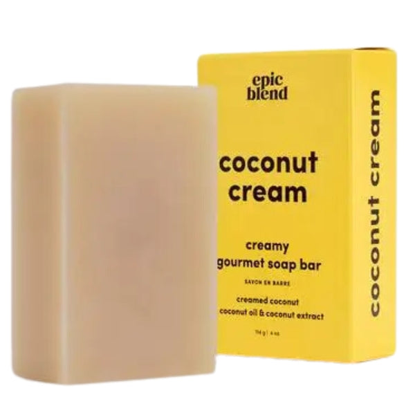 Savon en barre à la crème de noix de coco