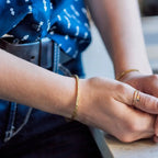 Codesa Hammered Brass Bracelet